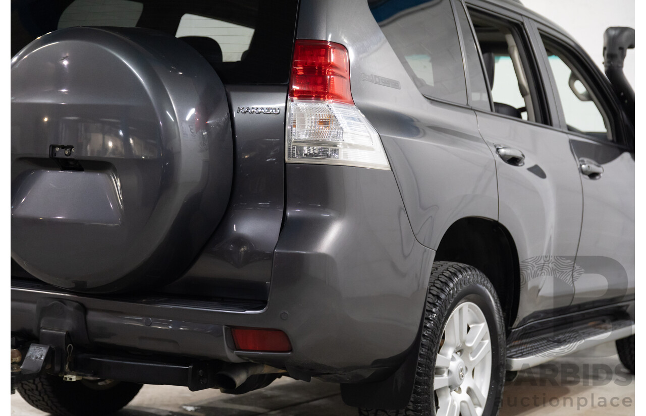 1/2009 Toyota Landcruiser Prado Kakadu (4x4) KDJ150R 4d Wagon Graphite Grey Turbo Diesel 3.0L