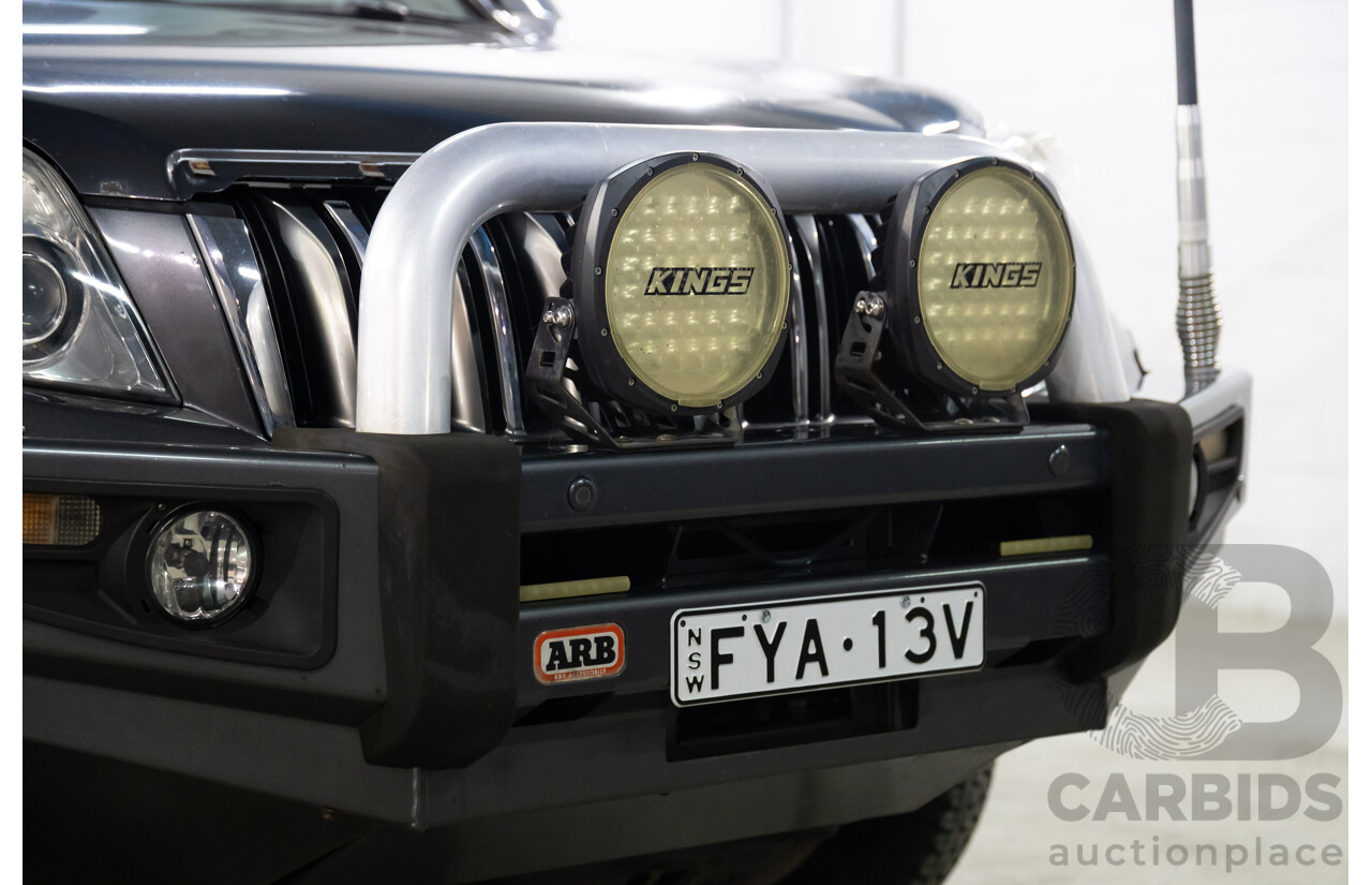 1/2009 Toyota Landcruiser Prado Kakadu (4x4) KDJ150R 4d Wagon Graphite Grey Turbo Diesel 3.0L