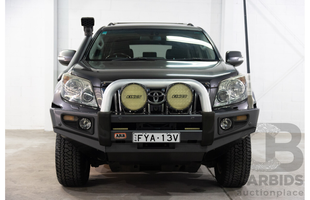 1/2009 Toyota Landcruiser Prado Kakadu (4x4) KDJ150R 4d Wagon Graphite Grey Turbo Diesel 3.0L