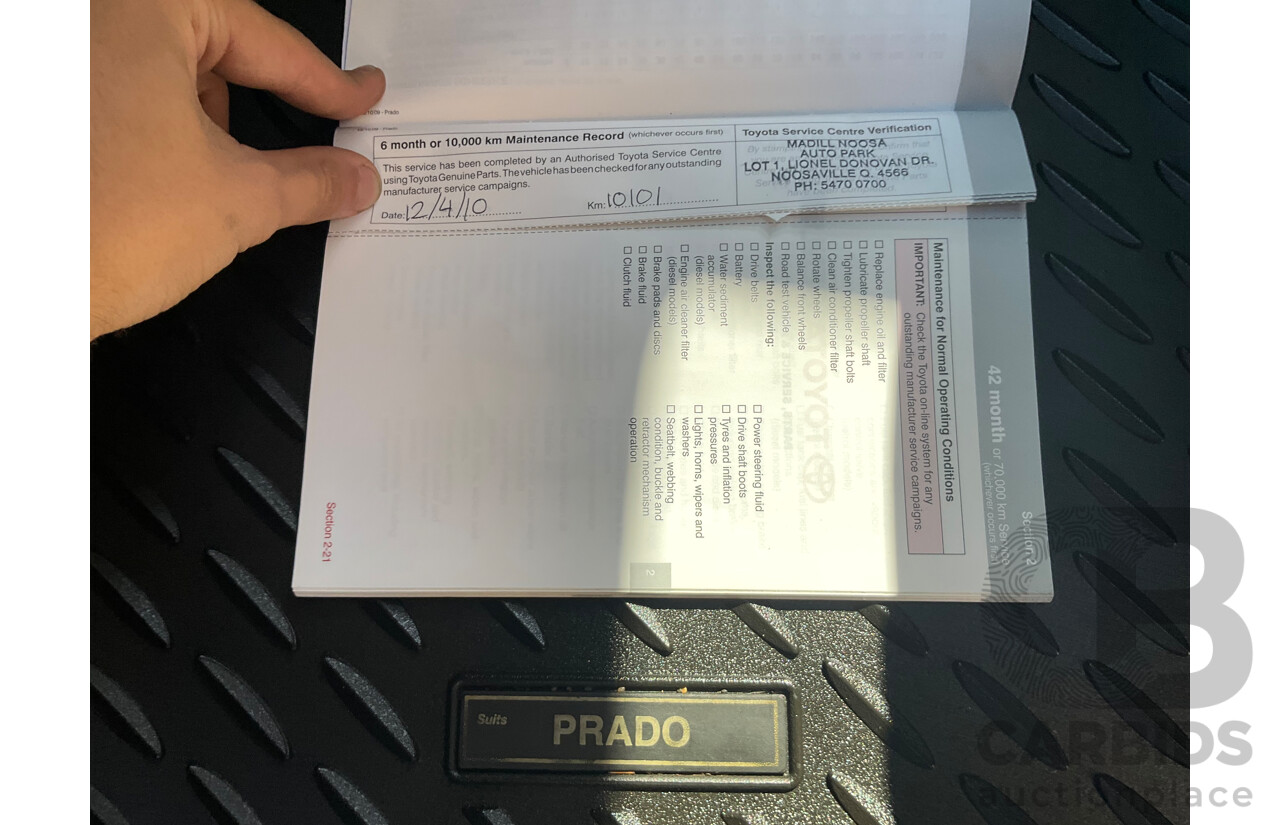 1/2009 Toyota Landcruiser Prado Kakadu (4x4) KDJ150R 4d Wagon Graphite Grey Turbo Diesel 3.0L