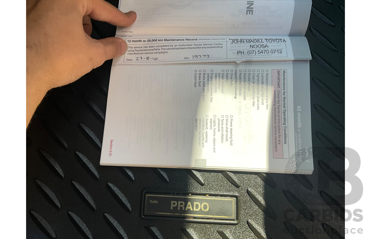 1/2009 Toyota Landcruiser Prado Kakadu (4x4) KDJ150R 4d Wagon Graphite Grey Turbo Diesel 3.0L