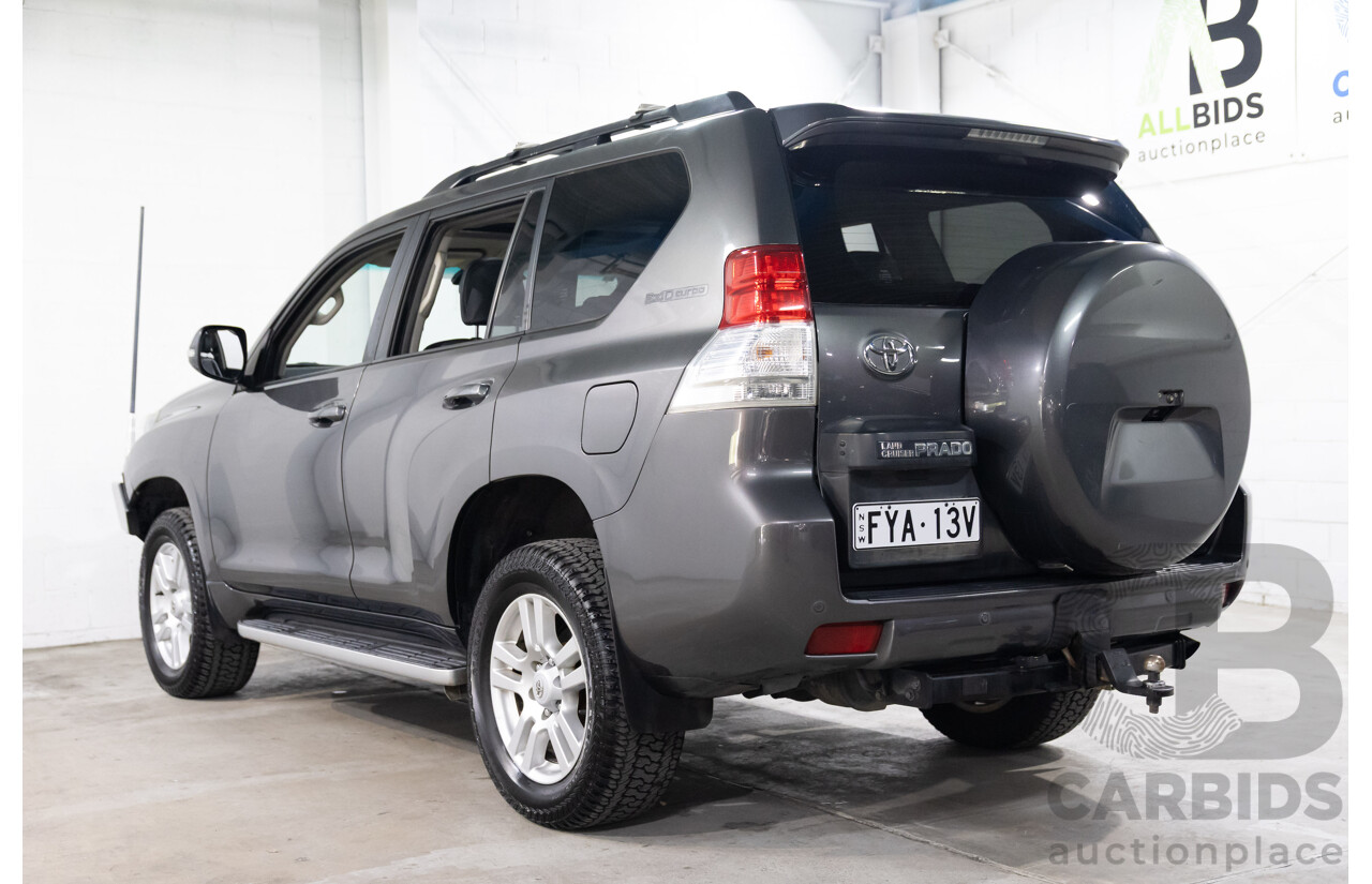 1/2009 Toyota Landcruiser Prado Kakadu (4x4) KDJ150R 4d Wagon Graphite Grey Turbo Diesel 3.0L