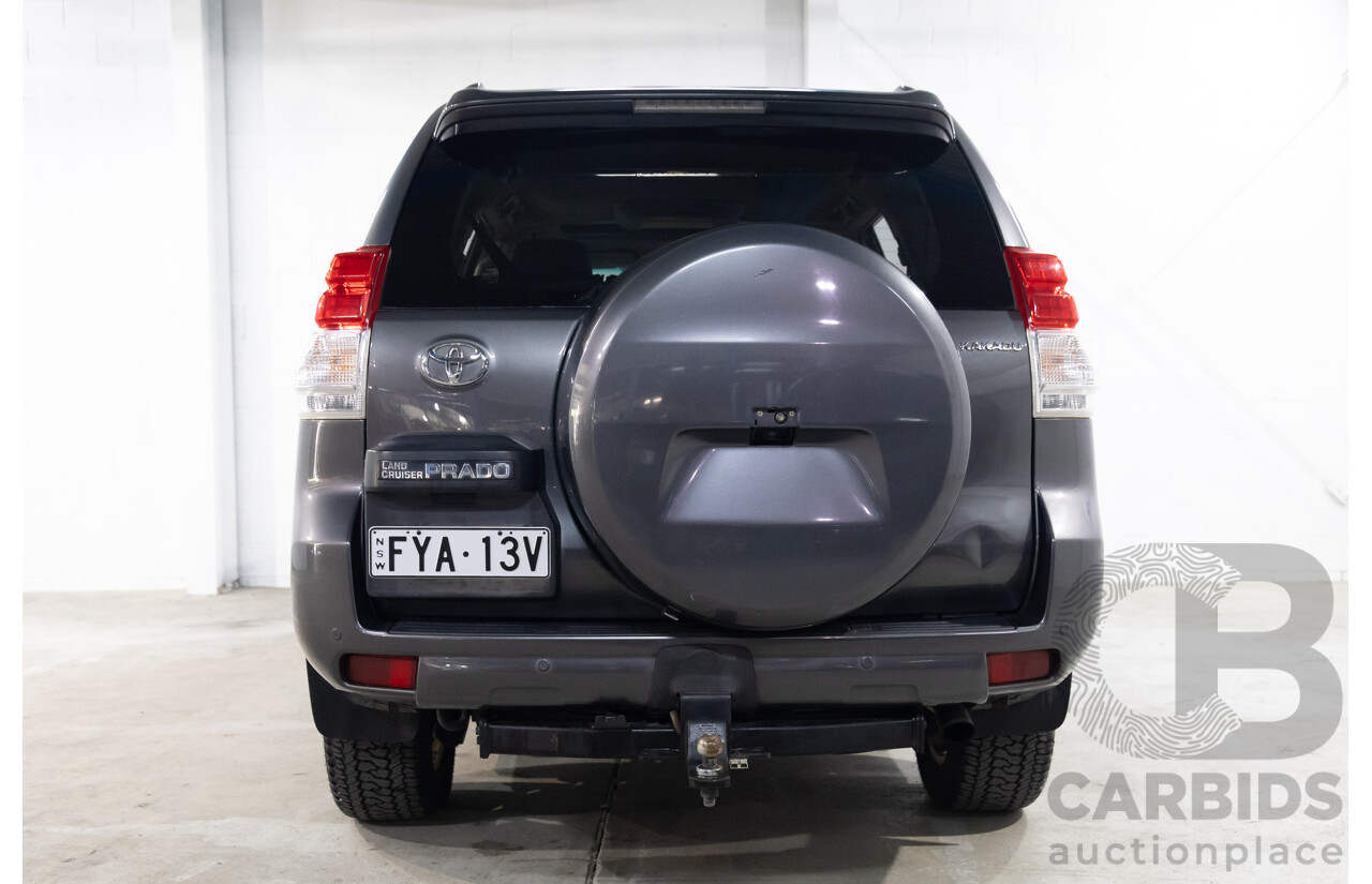 1/2009 Toyota Landcruiser Prado Kakadu (4x4) KDJ150R 4d Wagon Graphite Grey Turbo Diesel 3.0L