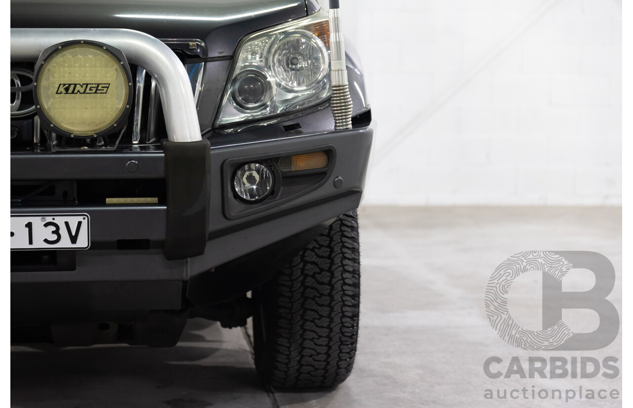 1/2009 Toyota Landcruiser Prado Kakadu (4x4) KDJ150R 4d Wagon Graphite Grey Turbo Diesel 3.0L