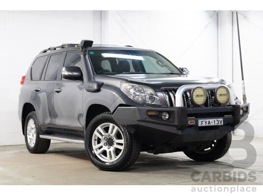 1/2009 Toyota Landcruiser Prado Kakadu (4x4) KDJ150R 4d Wagon Graphite Grey Turbo Diesel 3.0L