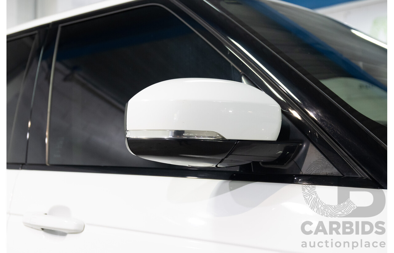 6/2014 Land Rover Range Rover Vogue TDV6 LG MY14.5 4d Wagon Fuji White Twin Turbo Diesel V6 3.0L