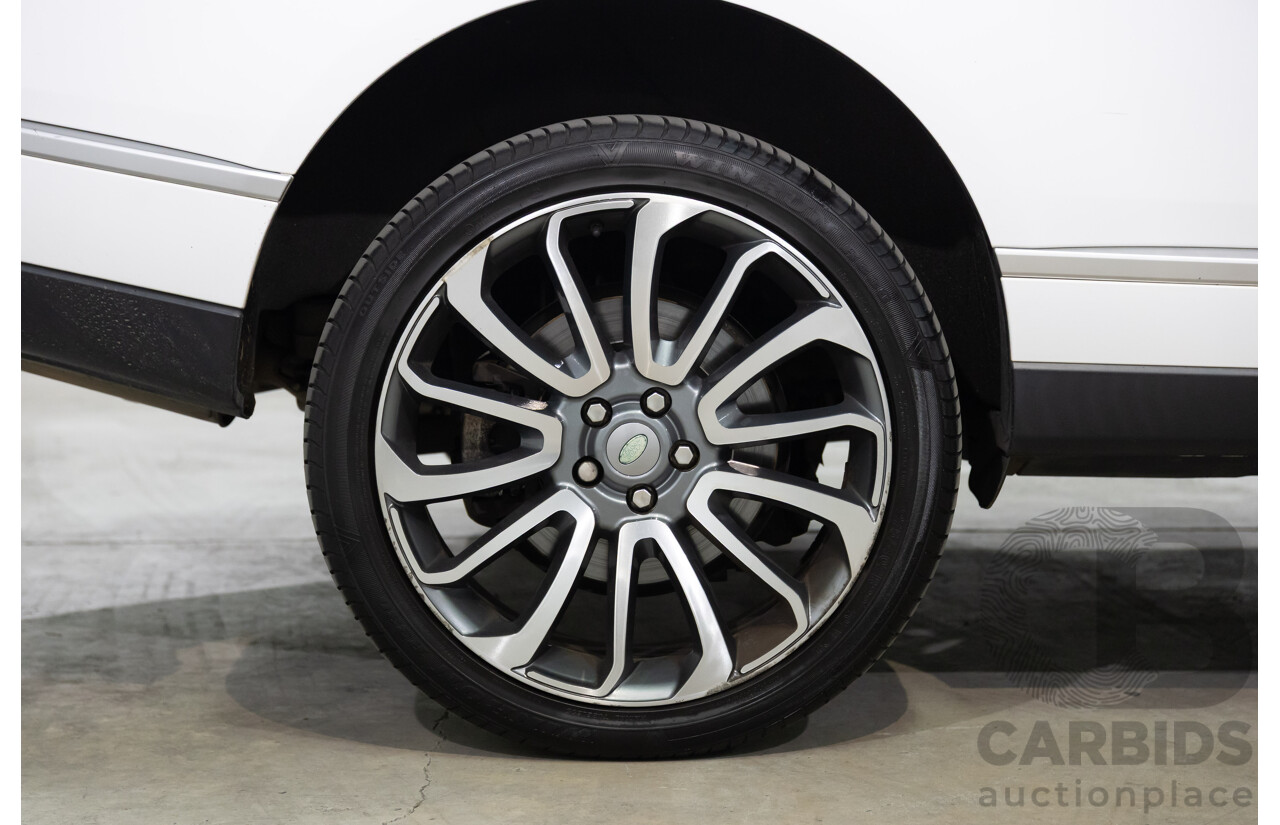 6/2014 Land Rover Range Rover Vogue TDV6 LG MY14.5 4d Wagon Fuji White Twin Turbo Diesel V6 3.0L