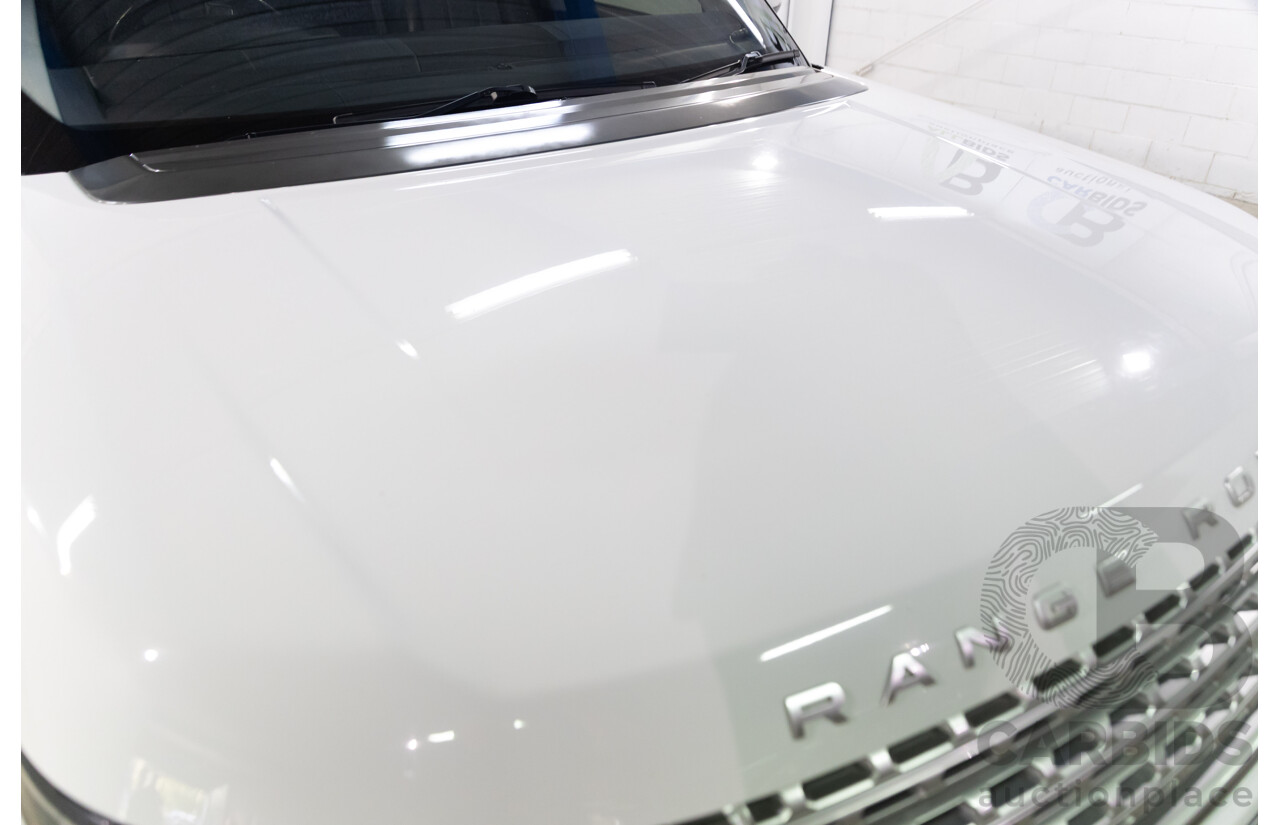6/2014 Land Rover Range Rover Vogue TDV6 LG MY14.5 4d Wagon Fuji White Twin Turbo Diesel V6 3.0L
