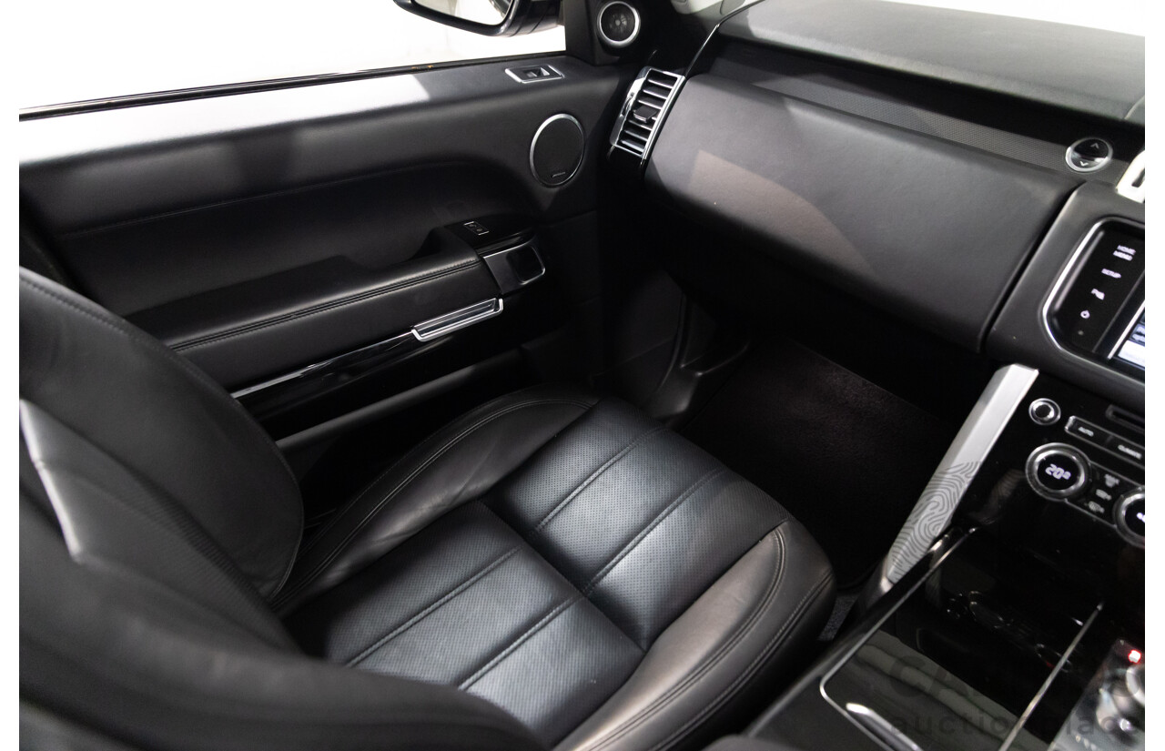 6/2014 Land Rover Range Rover Vogue TDV6 LG MY14.5 4d Wagon Fuji White Twin Turbo Diesel V6 3.0L