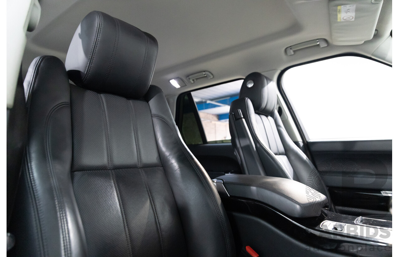 6/2014 Land Rover Range Rover Vogue TDV6 LG MY14.5 4d Wagon Fuji White Twin Turbo Diesel V6 3.0L