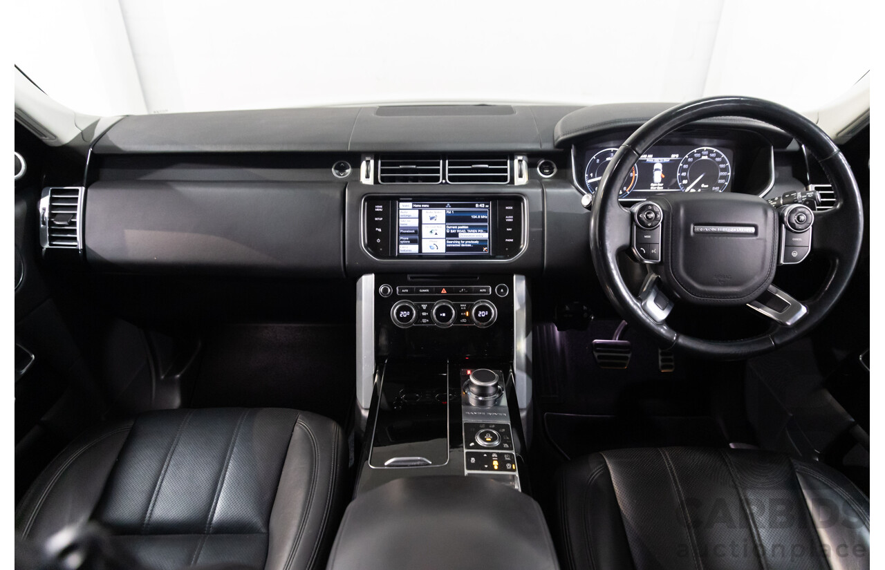 6/2014 Land Rover Range Rover Vogue TDV6 LG MY14.5 4d Wagon Fuji White Twin Turbo Diesel V6 3.0L