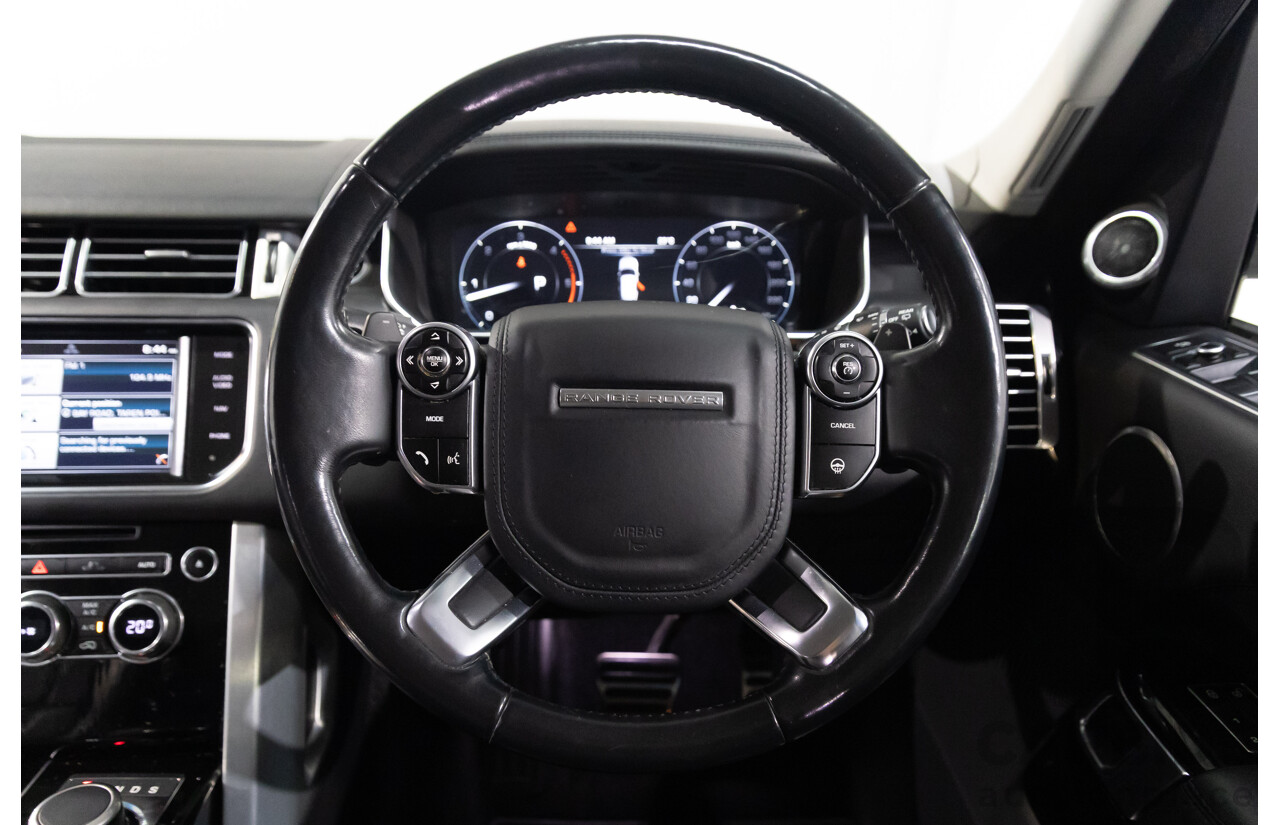 6/2014 Land Rover Range Rover Vogue TDV6 LG MY14.5 4d Wagon Fuji White Twin Turbo Diesel V6 3.0L