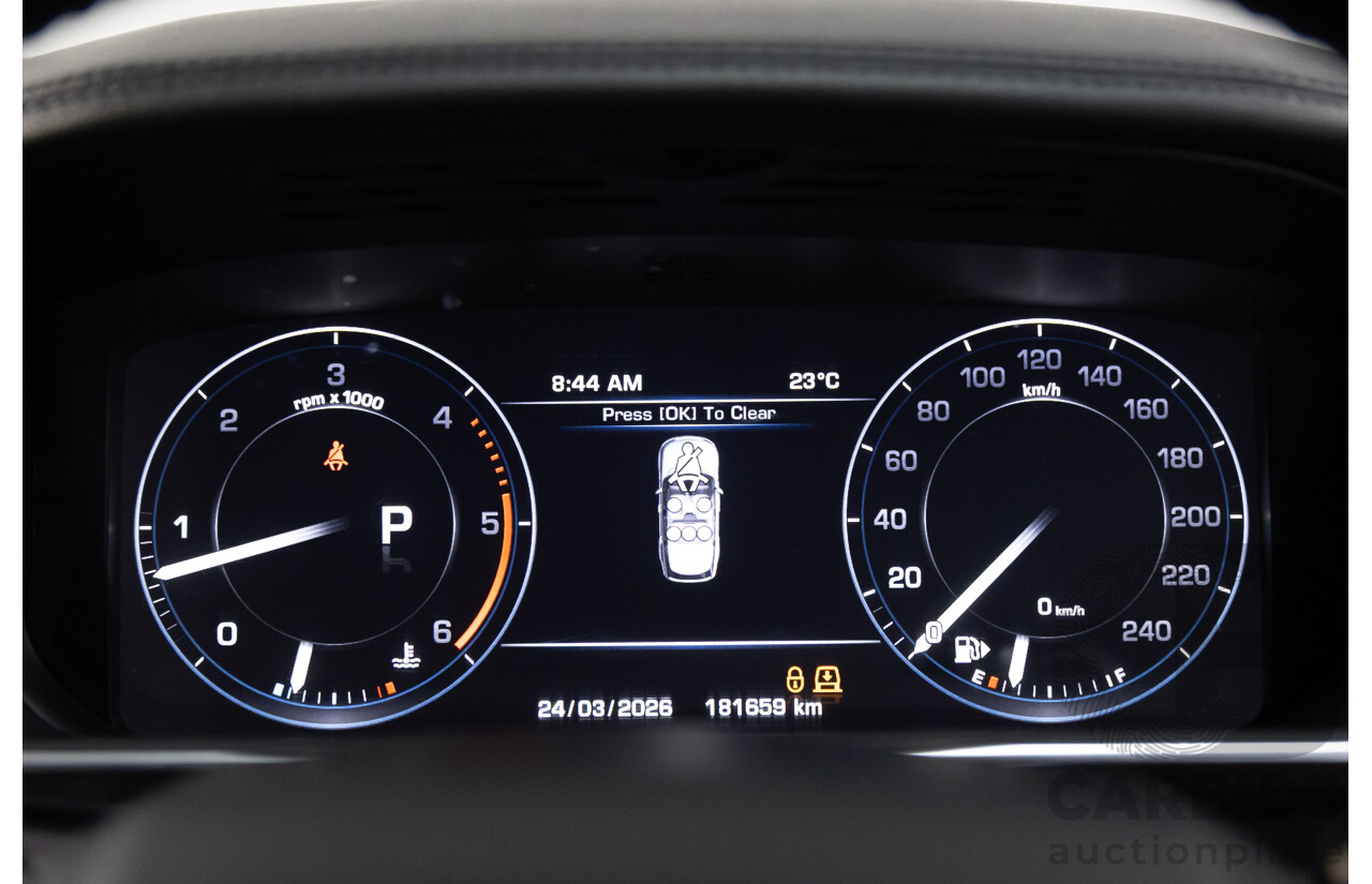 6/2014 Land Rover Range Rover Vogue TDV6 LG MY14.5 4d Wagon Fuji White Twin Turbo Diesel V6 3.0L