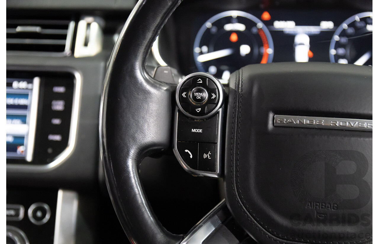 6/2014 Land Rover Range Rover Vogue TDV6 LG MY14.5 4d Wagon Fuji White Twin Turbo Diesel V6 3.0L