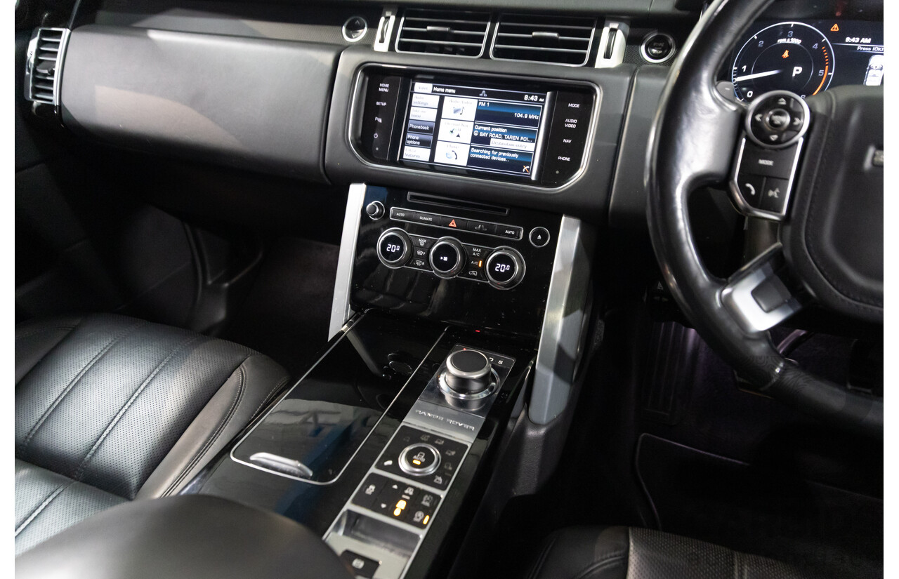 6/2014 Land Rover Range Rover Vogue TDV6 LG MY14.5 4d Wagon Fuji White Twin Turbo Diesel V6 3.0L
