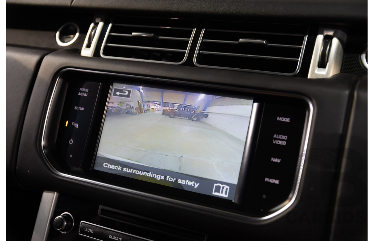 6/2014 Land Rover Range Rover Vogue TDV6 LG MY14.5 4d Wagon Fuji White Twin Turbo Diesel V6 3.0L