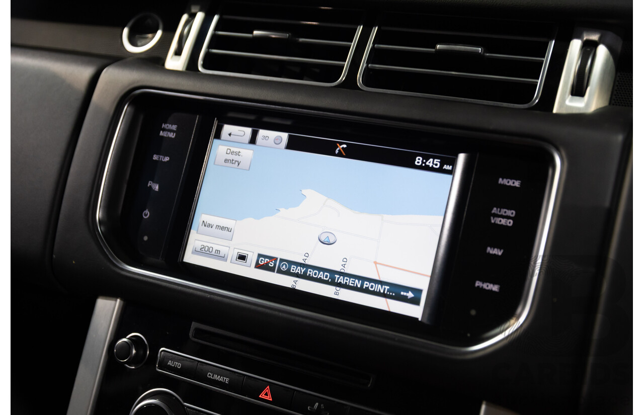 6/2014 Land Rover Range Rover Vogue TDV6 LG MY14.5 4d Wagon Fuji White Twin Turbo Diesel V6 3.0L