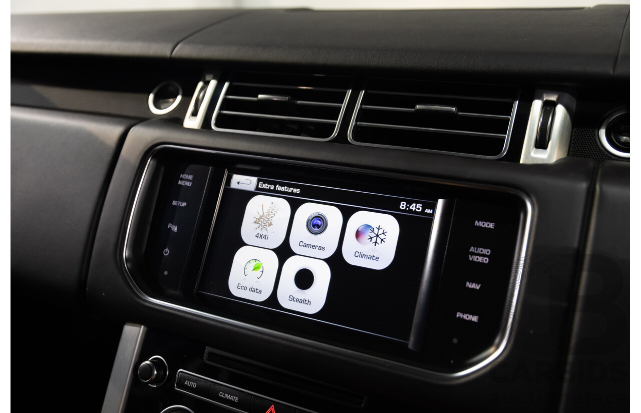 6/2014 Land Rover Range Rover Vogue TDV6 LG MY14.5 4d Wagon Fuji White Twin Turbo Diesel V6 3.0L