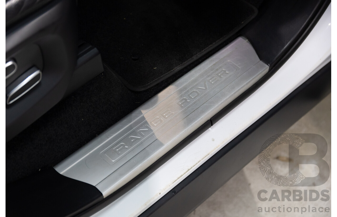 6/2014 Land Rover Range Rover Vogue TDV6 LG MY14.5 4d Wagon Fuji White Twin Turbo Diesel V6 3.0L