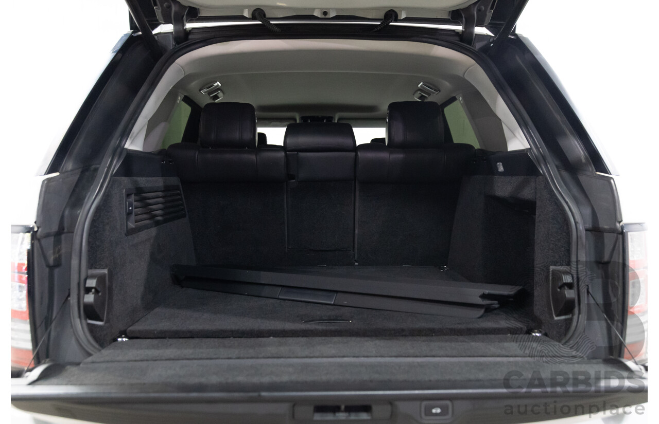 6/2014 Land Rover Range Rover Vogue TDV6 LG MY14.5 4d Wagon Fuji White Twin Turbo Diesel V6 3.0L