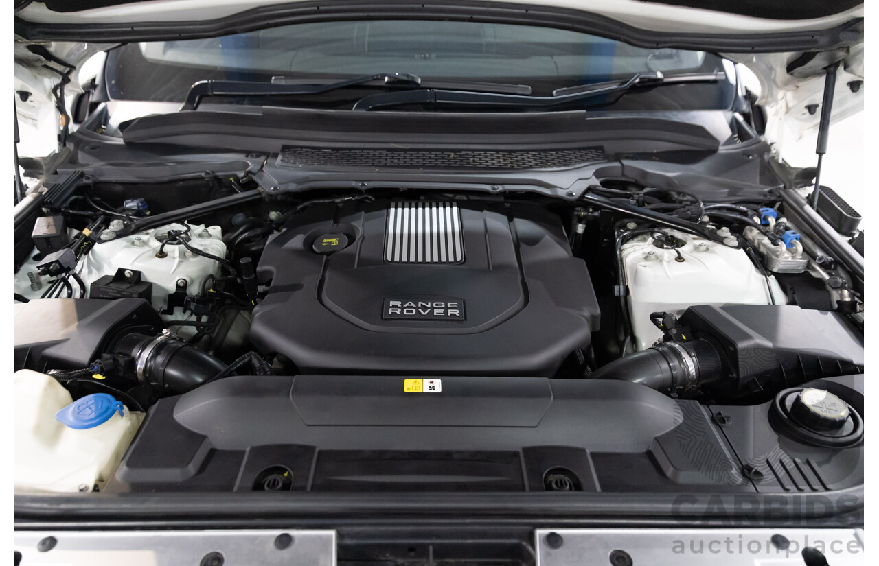 6/2014 Land Rover Range Rover Vogue TDV6 LG MY14.5 4d Wagon Fuji White Twin Turbo Diesel V6 3.0L
