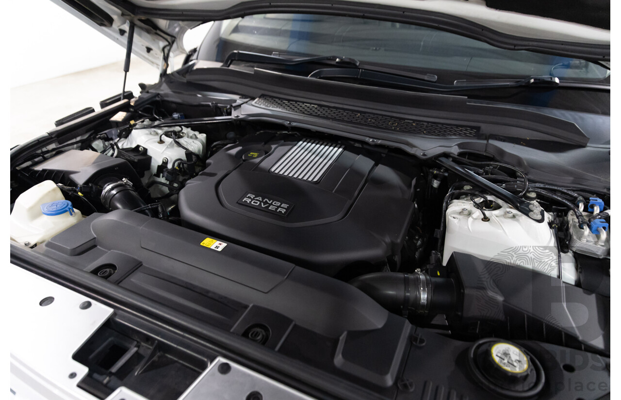 6/2014 Land Rover Range Rover Vogue TDV6 LG MY14.5 4d Wagon Fuji White Twin Turbo Diesel V6 3.0L