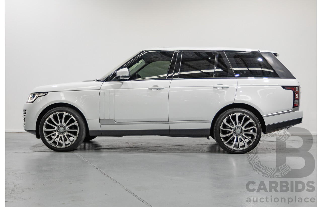 6/2014 Land Rover Range Rover Vogue TDV6 LG MY14.5 4d Wagon Fuji White Twin Turbo Diesel V6 3.0L