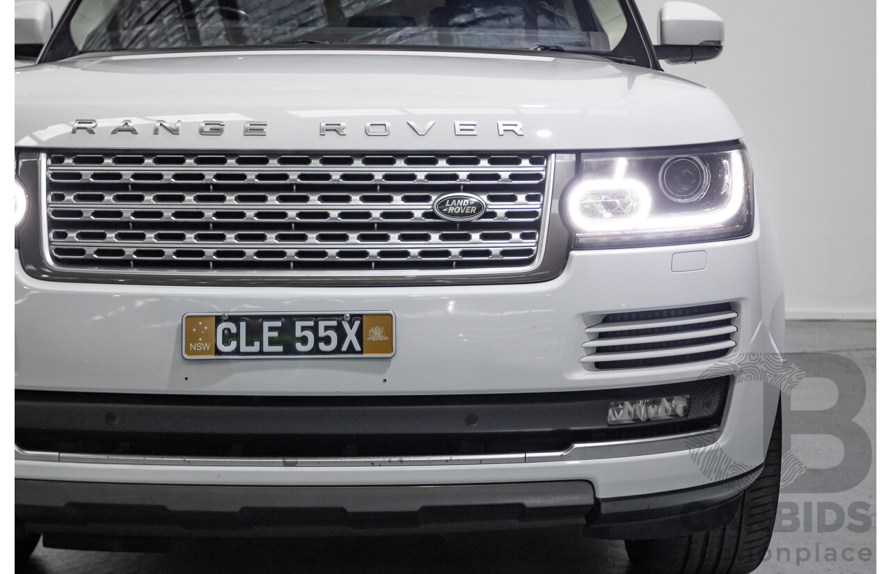 6/2014 Land Rover Range Rover Vogue TDV6 LG MY14.5 4d Wagon Fuji White Twin Turbo Diesel V6 3.0L