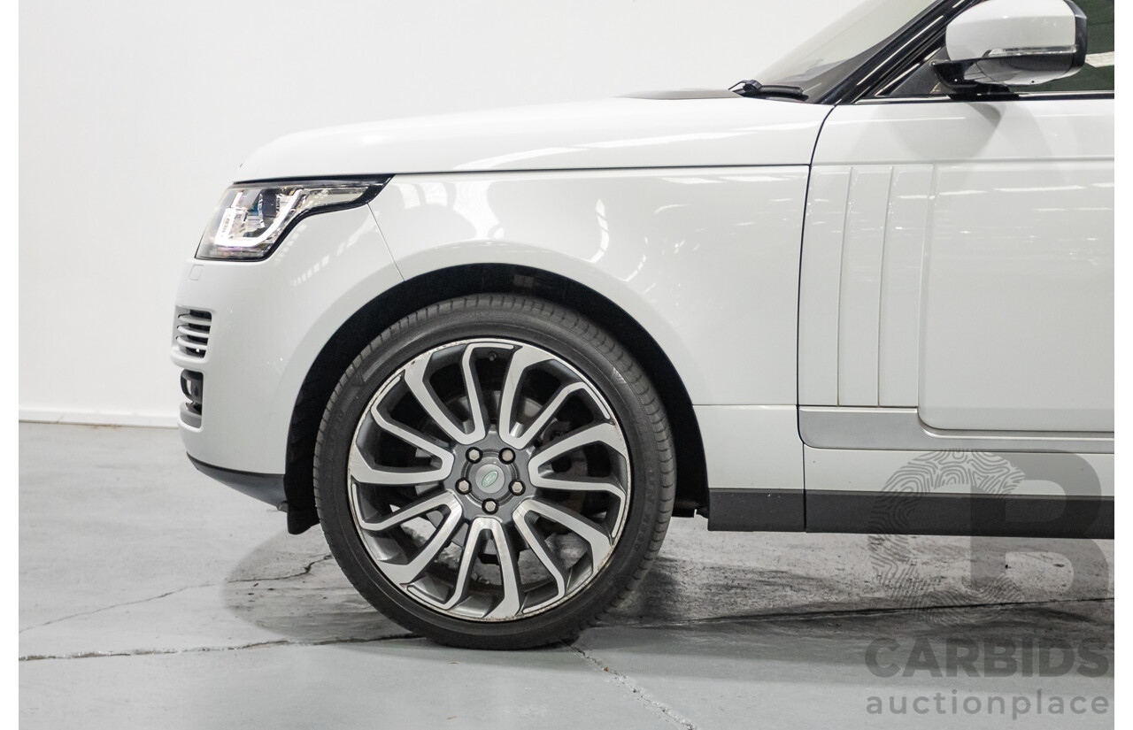 6/2014 Land Rover Range Rover Vogue TDV6 LG MY14.5 4d Wagon Fuji White Twin Turbo Diesel V6 3.0L