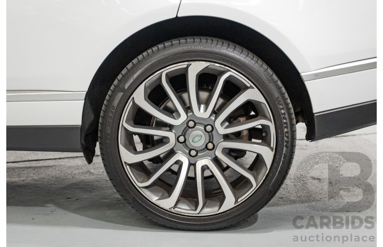 6/2014 Land Rover Range Rover Vogue TDV6 LG MY14.5 4d Wagon Fuji White Twin Turbo Diesel V6 3.0L