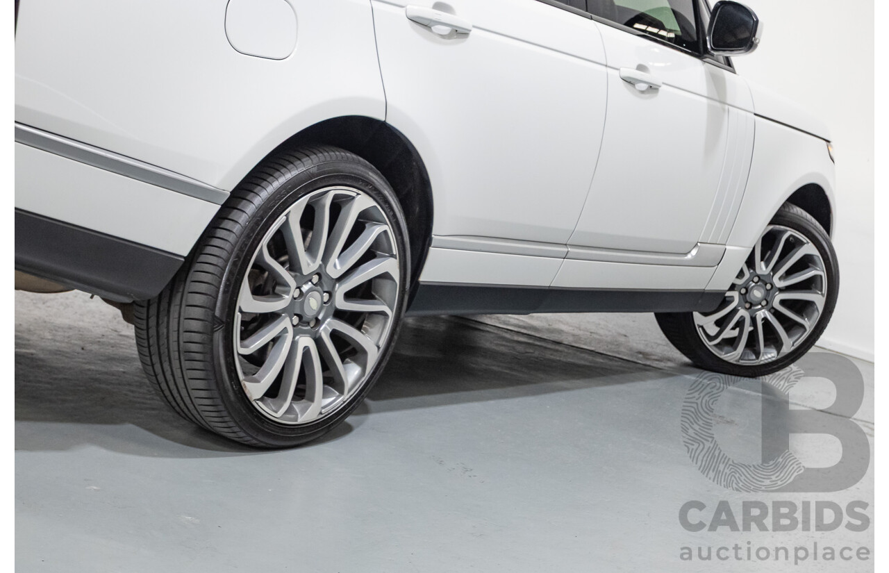 6/2014 Land Rover Range Rover Vogue TDV6 LG MY14.5 4d Wagon Fuji White Twin Turbo Diesel V6 3.0L