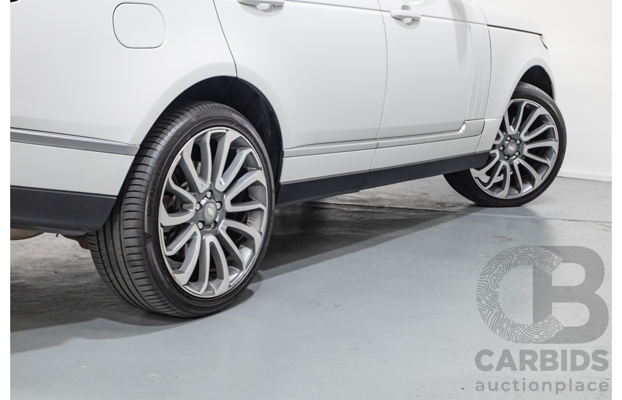 6/2014 Land Rover Range Rover Vogue TDV6 LG MY14.5 4d Wagon Fuji White Twin Turbo Diesel V6 3.0L