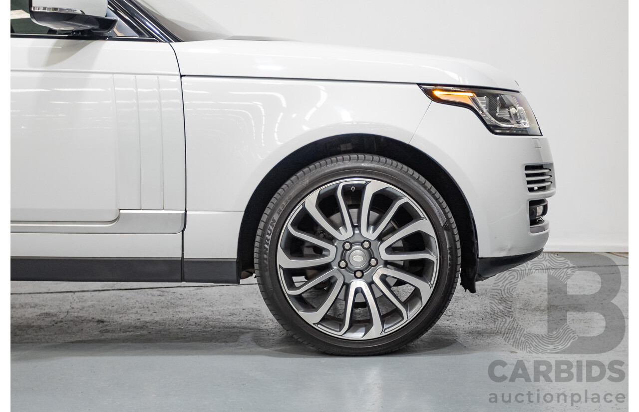 6/2014 Land Rover Range Rover Vogue TDV6 LG MY14.5 4d Wagon Fuji White Twin Turbo Diesel V6 3.0L