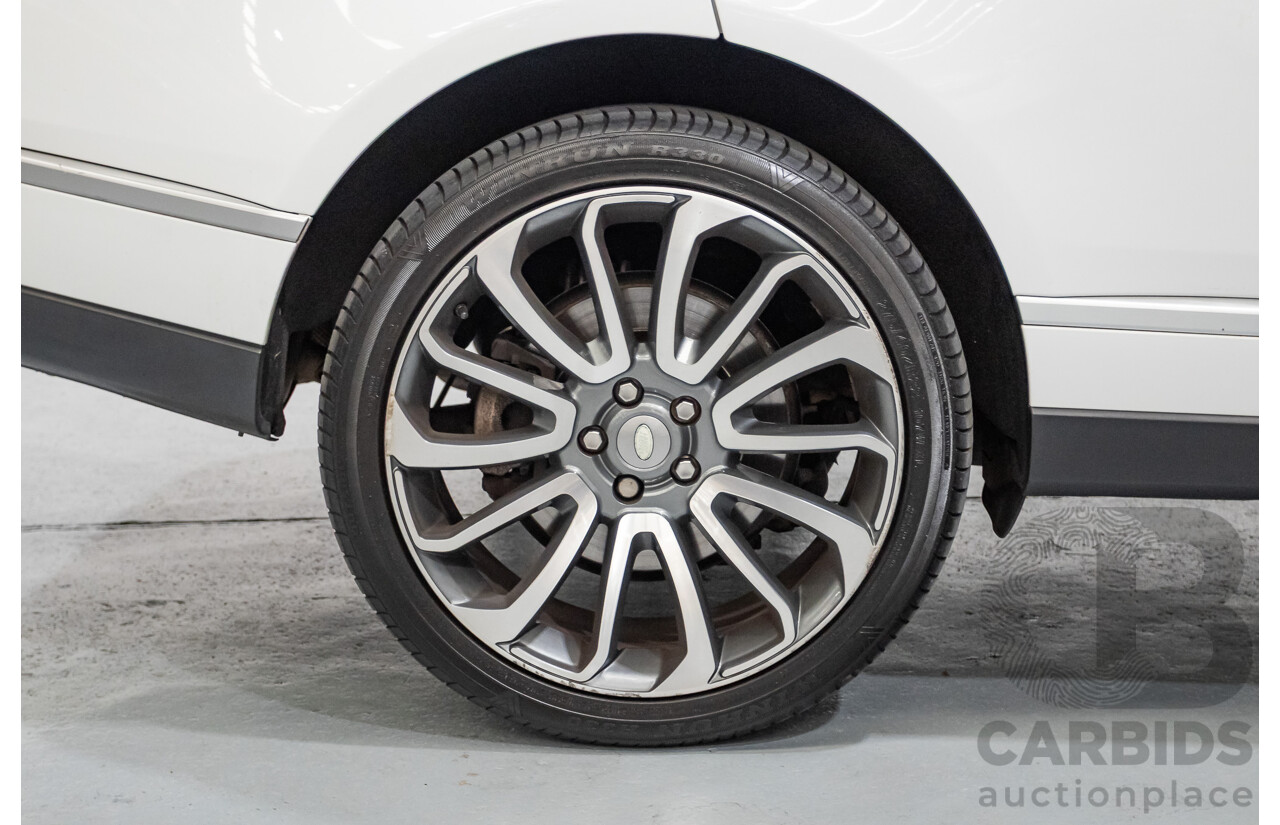 6/2014 Land Rover Range Rover Vogue TDV6 LG MY14.5 4d Wagon Fuji White Twin Turbo Diesel V6 3.0L