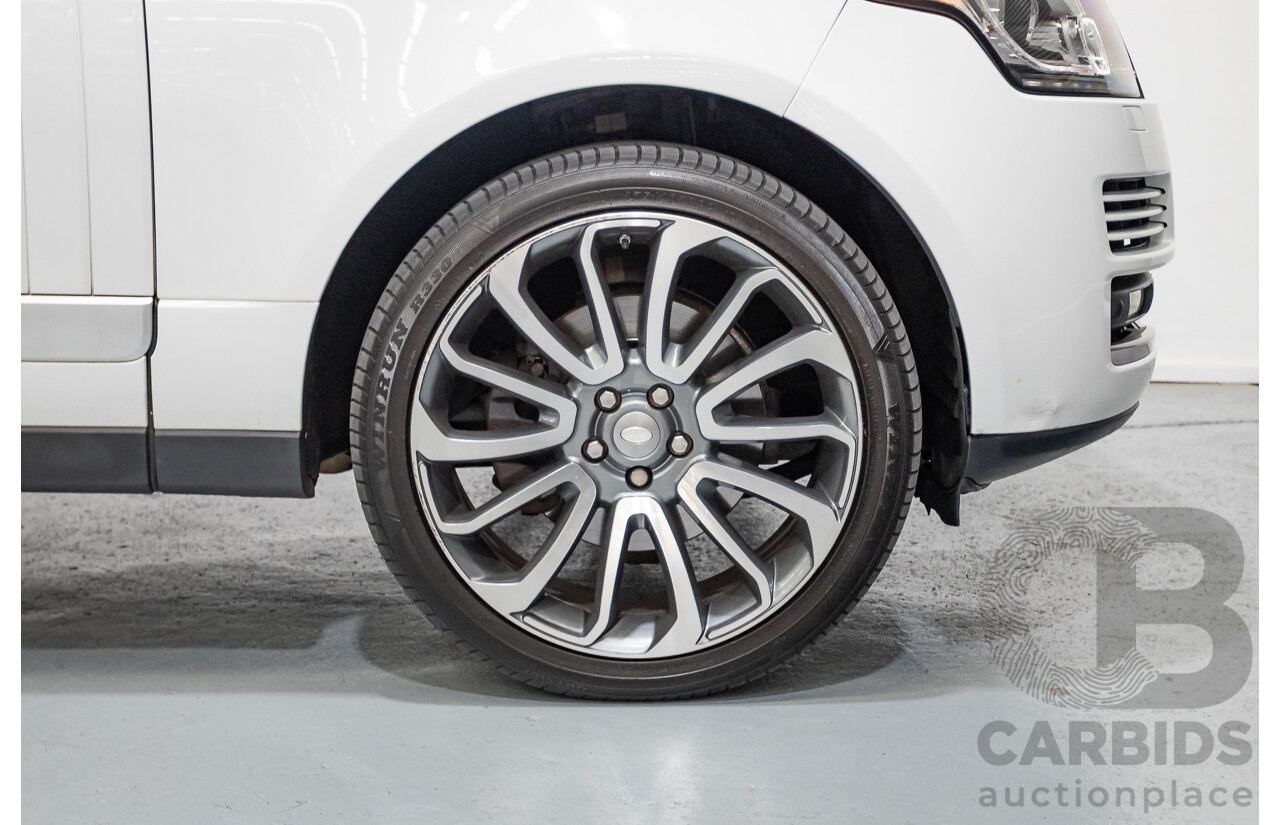 6/2014 Land Rover Range Rover Vogue TDV6 LG MY14.5 4d Wagon Fuji White Twin Turbo Diesel V6 3.0L