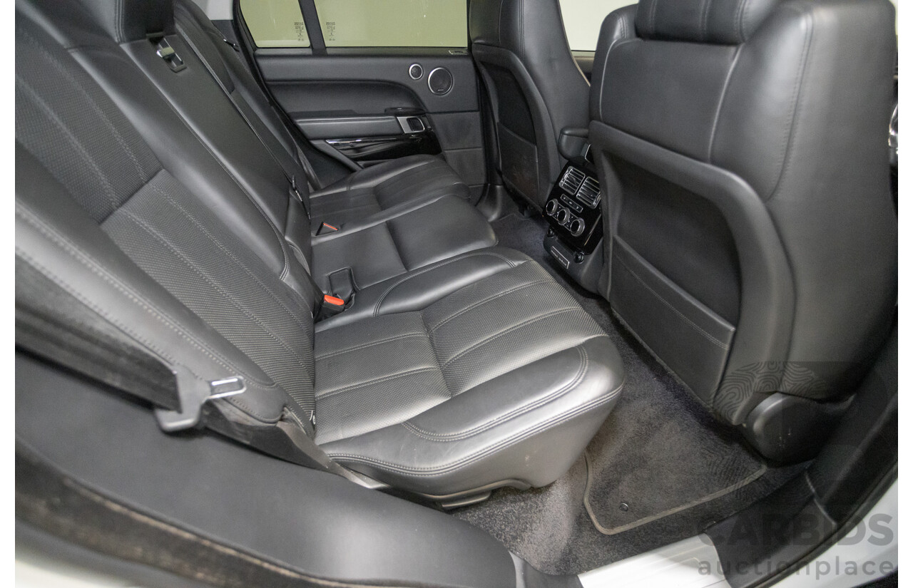 6/2014 Land Rover Range Rover Vogue TDV6 LG MY14.5 4d Wagon Fuji White Twin Turbo Diesel V6 3.0L