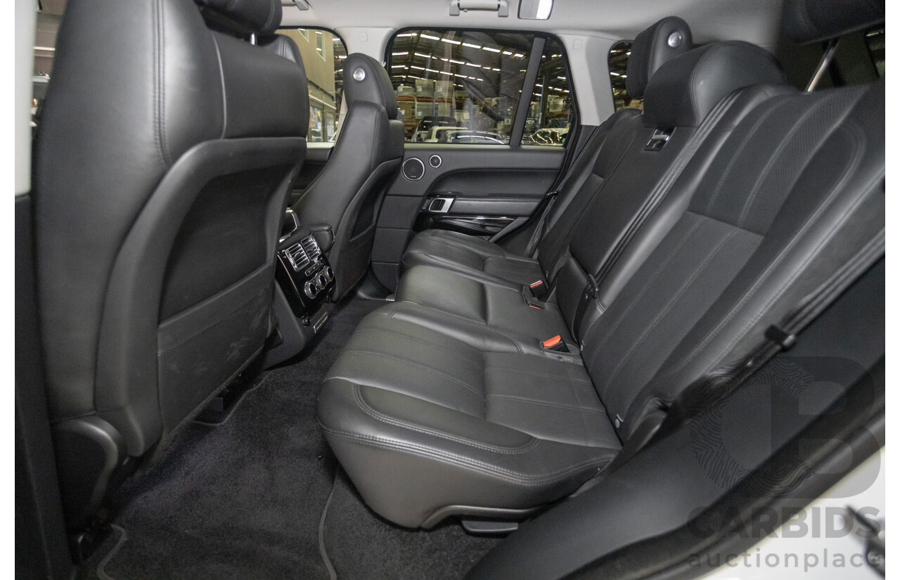 6/2014 Land Rover Range Rover Vogue TDV6 LG MY14.5 4d Wagon Fuji White Twin Turbo Diesel V6 3.0L