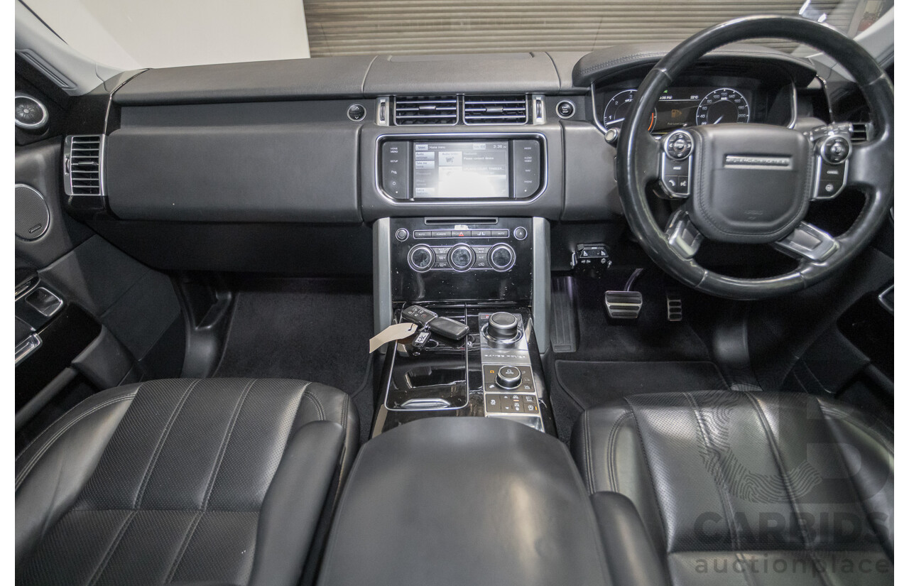 6/2014 Land Rover Range Rover Vogue TDV6 LG MY14.5 4d Wagon Fuji White Twin Turbo Diesel V6 3.0L
