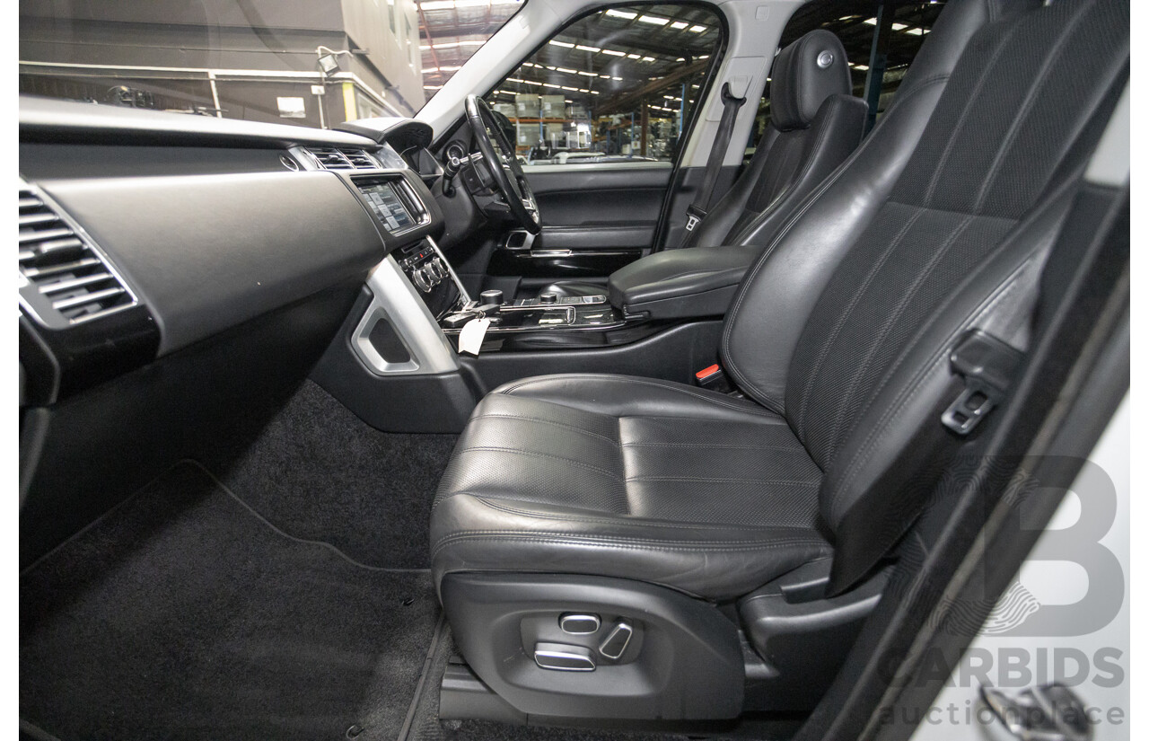 6/2014 Land Rover Range Rover Vogue TDV6 LG MY14.5 4d Wagon Fuji White Twin Turbo Diesel V6 3.0L