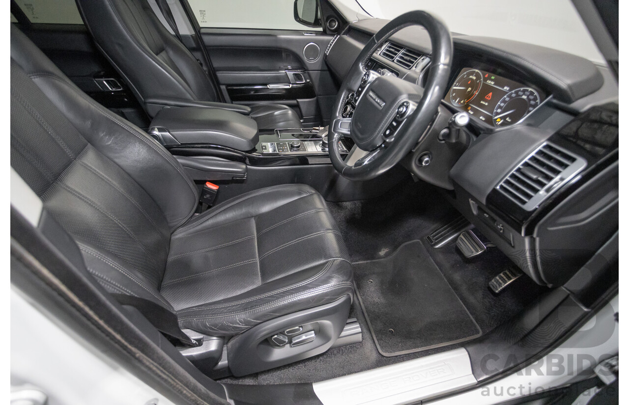 6/2014 Land Rover Range Rover Vogue TDV6 LG MY14.5 4d Wagon Fuji White Twin Turbo Diesel V6 3.0L