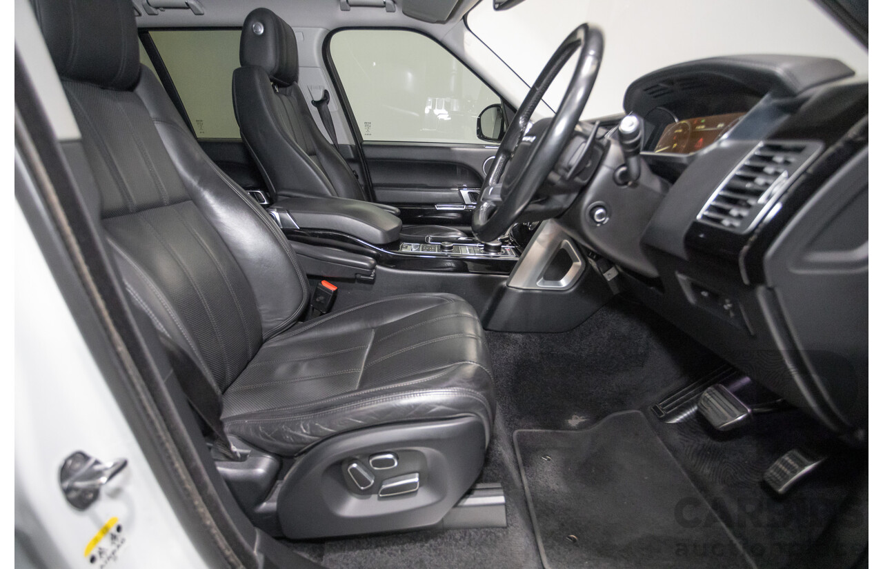 6/2014 Land Rover Range Rover Vogue TDV6 LG MY14.5 4d Wagon Fuji White Twin Turbo Diesel V6 3.0L