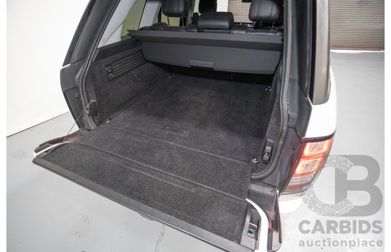 6/2014 Land Rover Range Rover Vogue TDV6 LG MY14.5 4d Wagon Fuji White Twin Turbo Diesel V6 3.0L