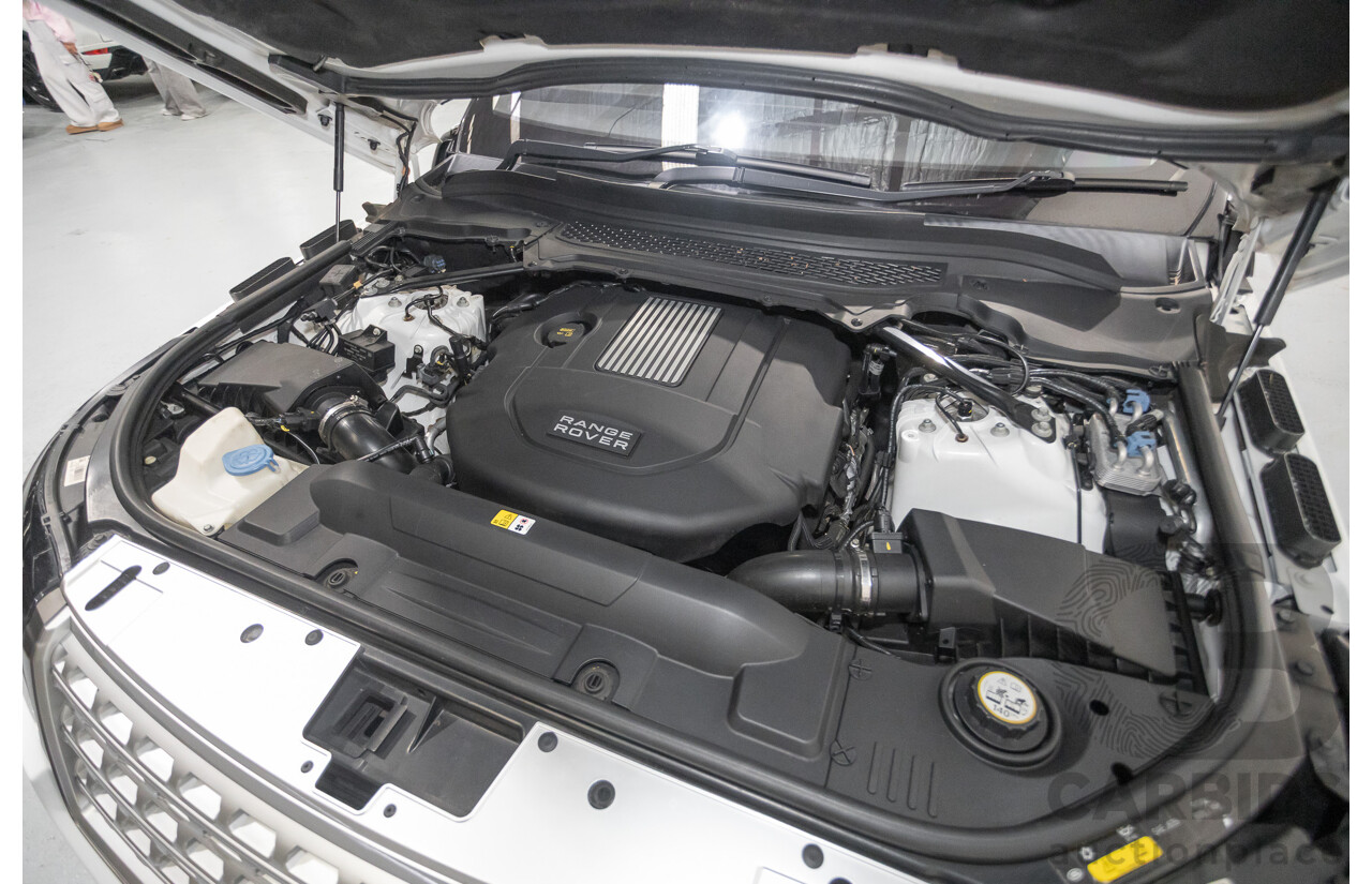 6/2014 Land Rover Range Rover Vogue TDV6 LG MY14.5 4d Wagon Fuji White Twin Turbo Diesel V6 3.0L