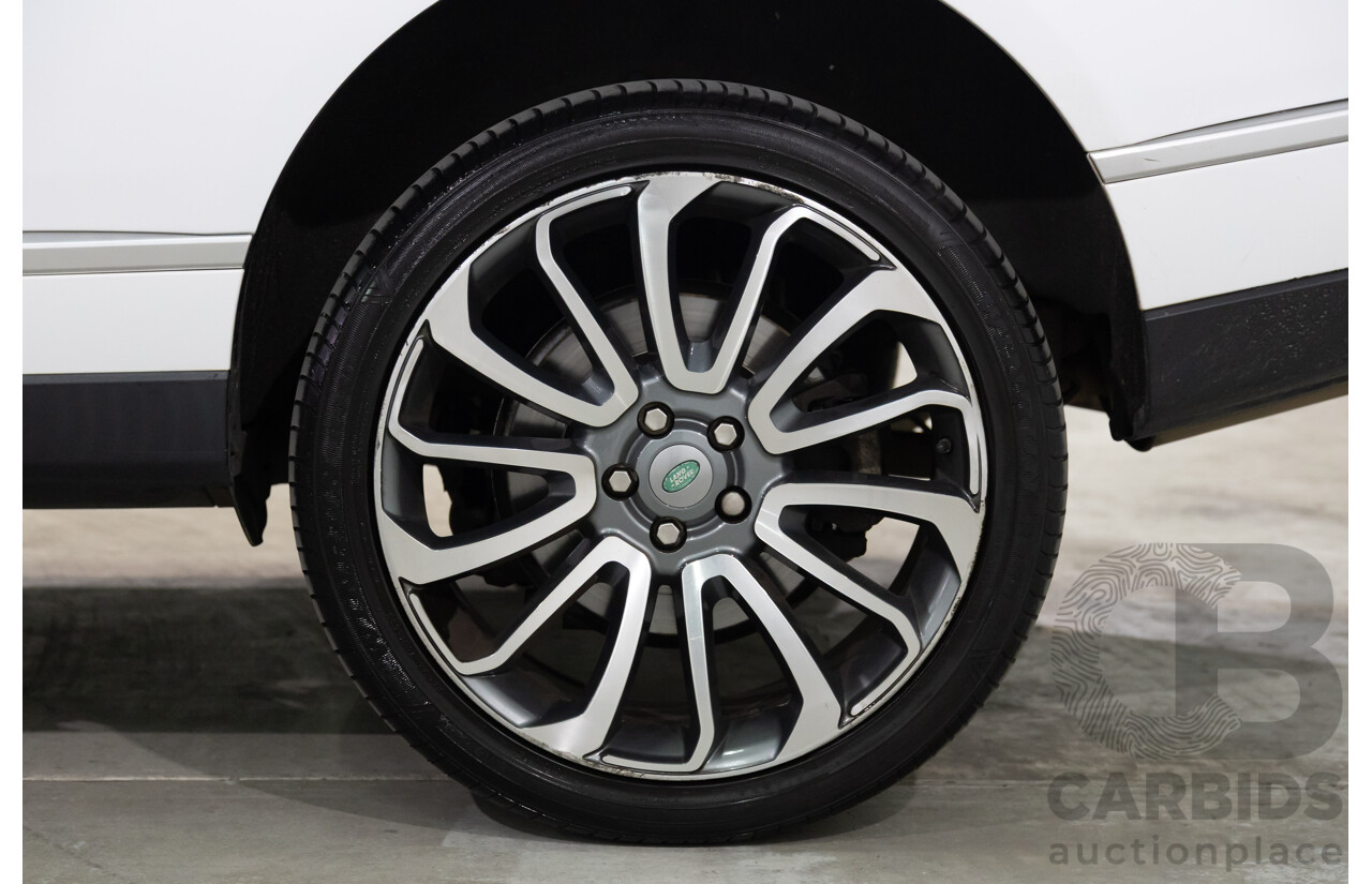 6/2014 Land Rover Range Rover Vogue TDV6 LG MY14.5 4d Wagon Fuji White Twin Turbo Diesel V6 3.0L