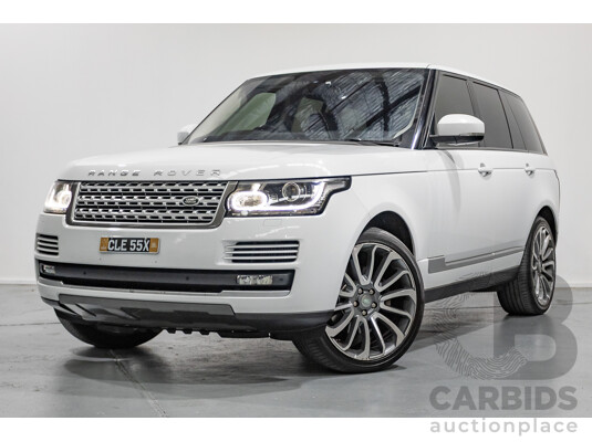 6/2014 Land Rover Range Rover Vogue TDV6 LG MY14.5 4d Wagon Fuji White Twin Turbo Diesel V6 3.0L