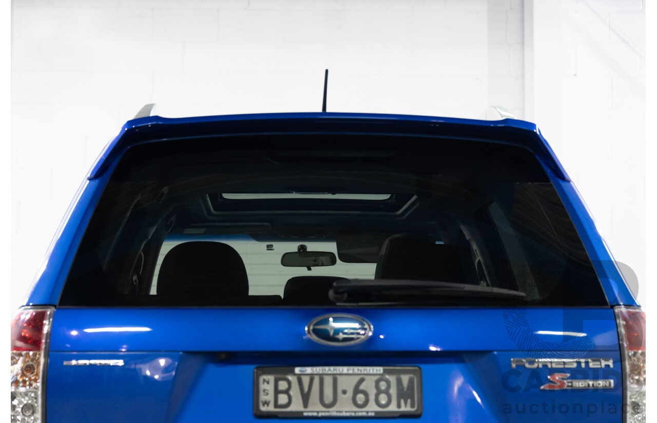 2/2011 Subaru Forester S-Edition MY11 4d Wagon World Rally Blue Pearl 2.5L