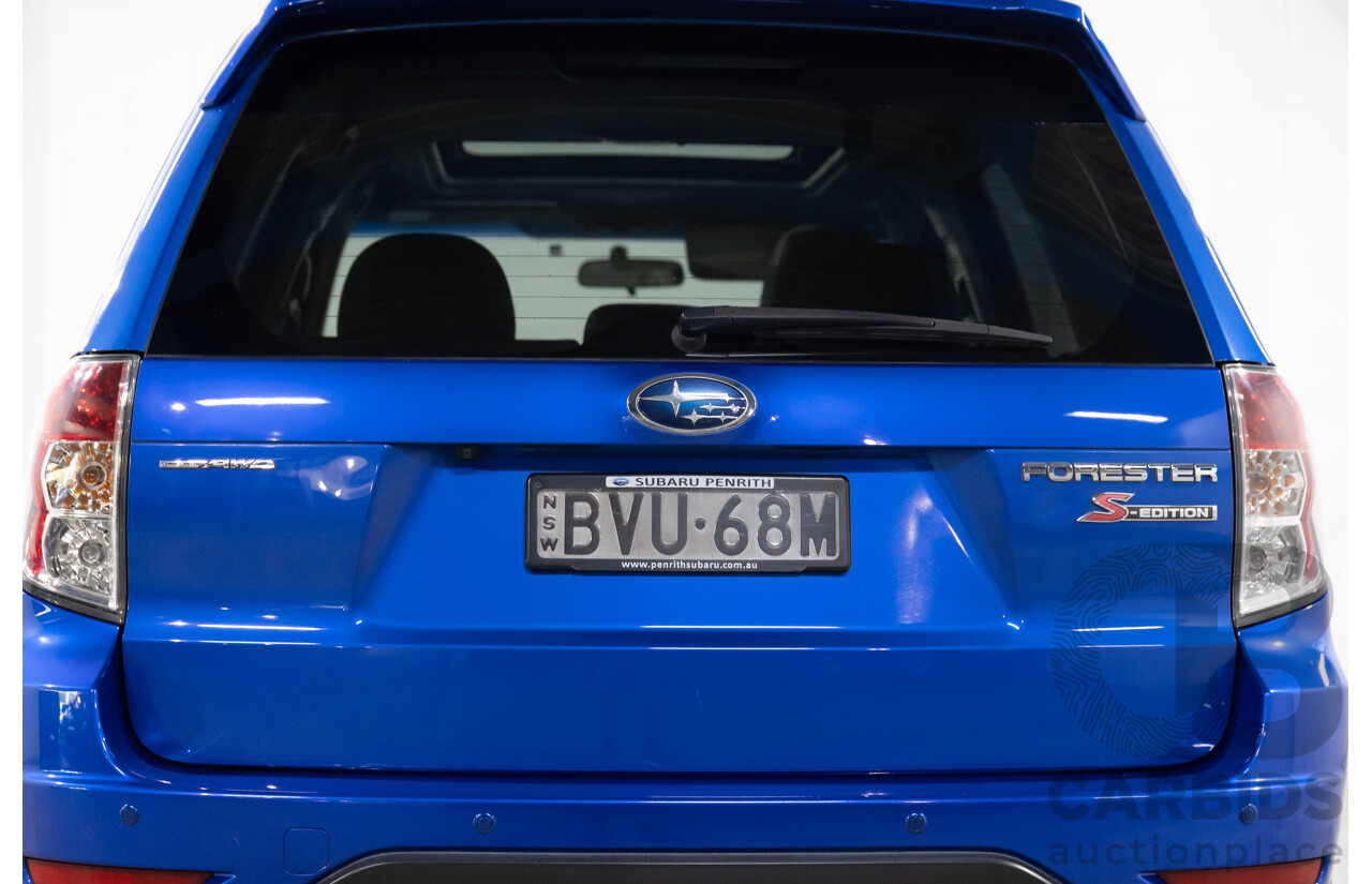 2/2011 Subaru Forester S-Edition MY11 4d Wagon World Rally Blue Pearl 2.5L