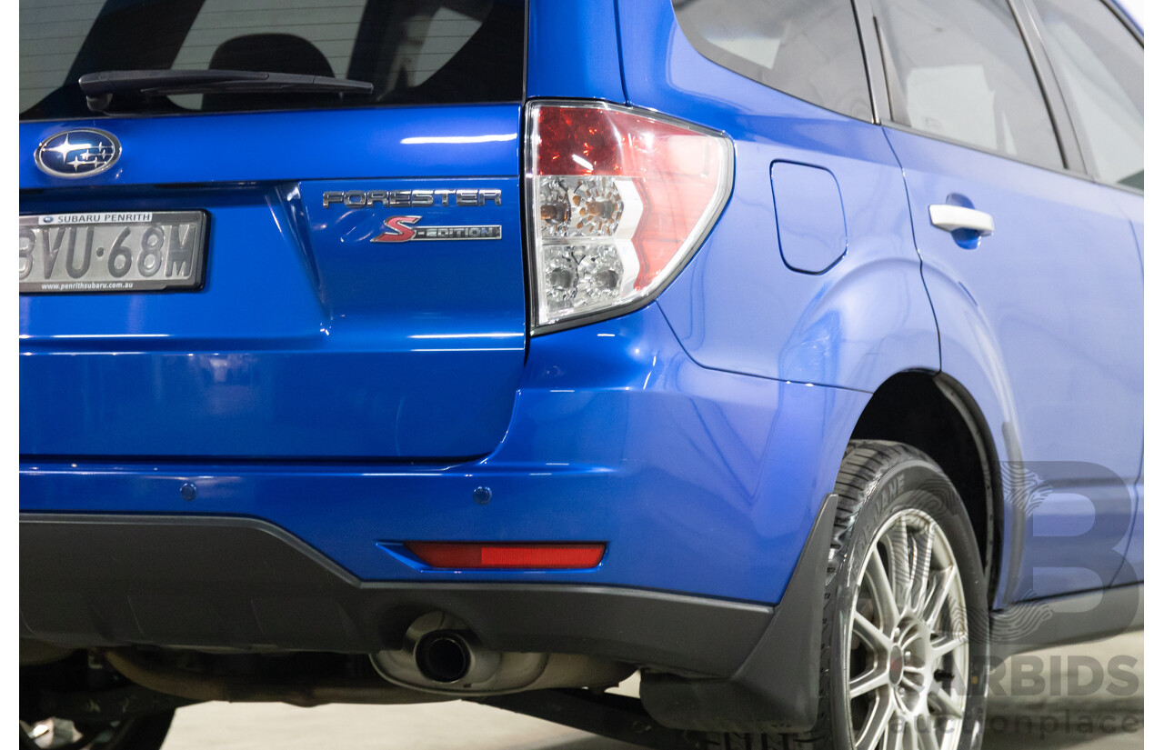 2/2011 Subaru Forester S-Edition MY11 4d Wagon World Rally Blue Pearl 2.5L