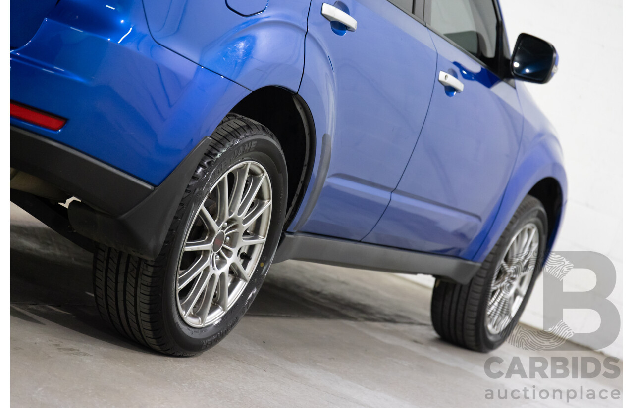 2/2011 Subaru Forester S-Edition MY11 4d Wagon World Rally Blue Pearl 2.5L