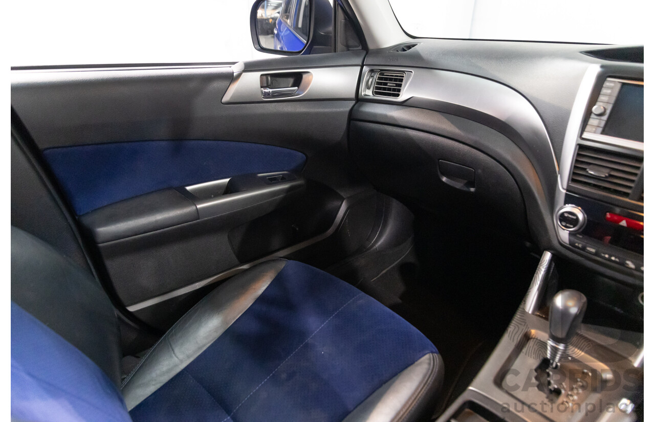 2/2011 Subaru Forester S-Edition MY11 4d Wagon World Rally Blue Pearl 2.5L